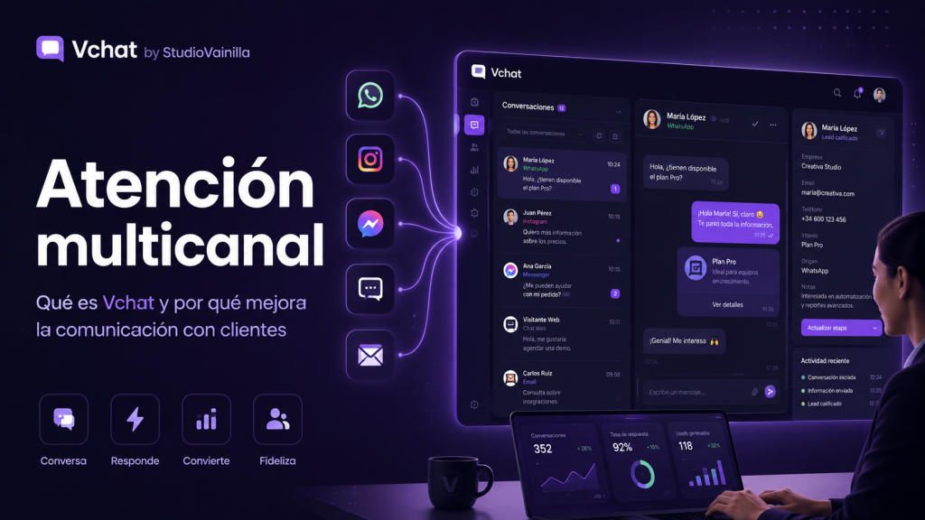 Atención multicanal: Vchat mejora la comunicación con clientes