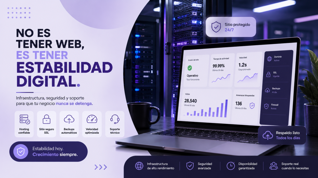 No es tener web, es tener estabilidad digital